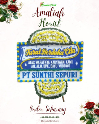 Papan Bunga Duka di Eragayam