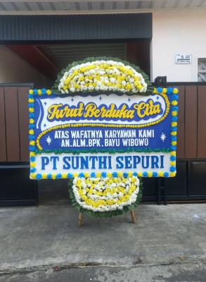 Papan Bunga Duka di Eragayam